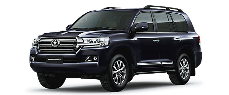 Toyota Land Cruiser màu xanh đen