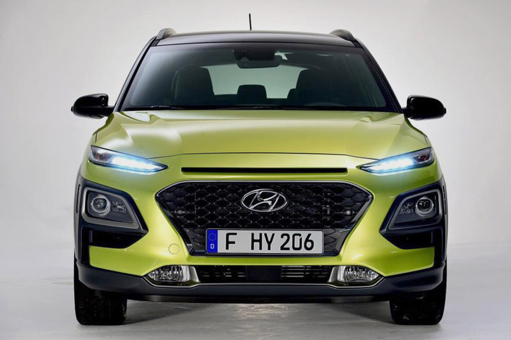 Đầu xe Hyundai nổi bật với những đường nét lạ mắt