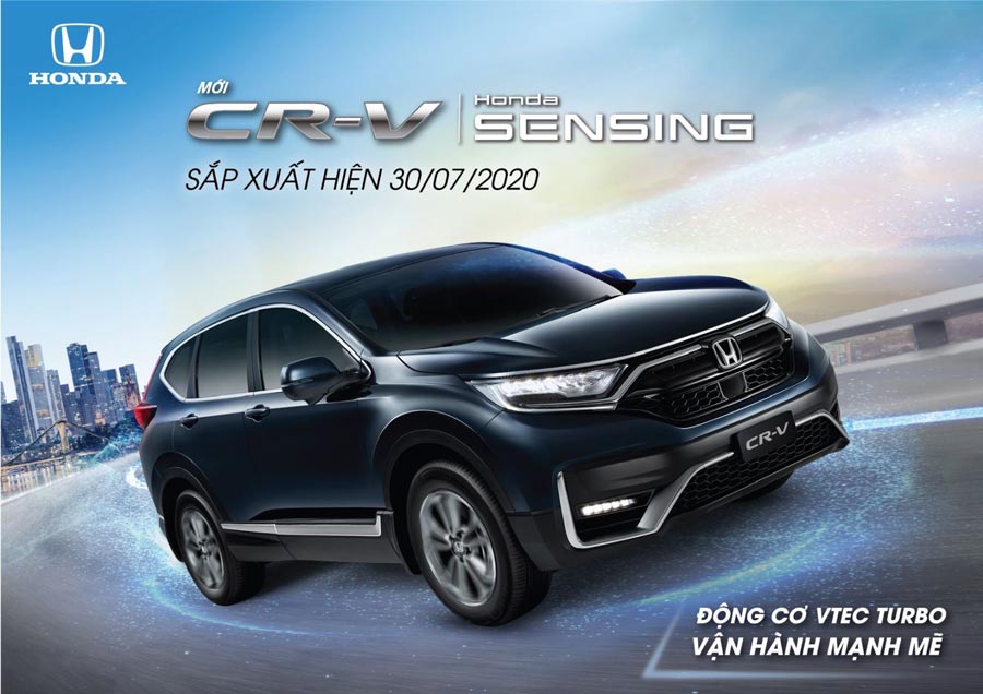 Honda CRV 2020 sắp ra mắt tại Việt Nam