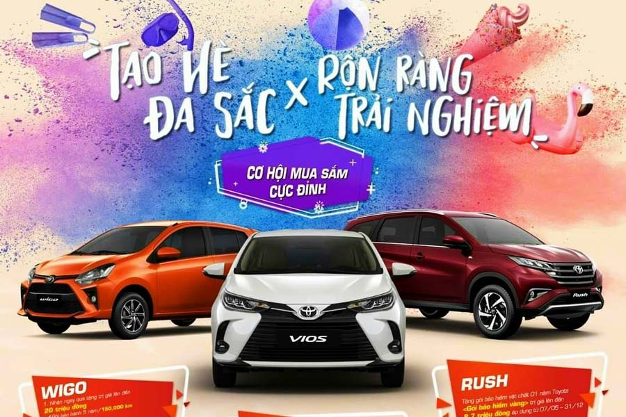 Toyota Cần Thơ khuyến mãi Vios & Wigo 2021 Mới