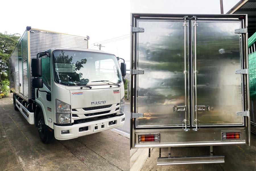 Xe tải 5 tấn: Isuzu NQR 550 thùng kín