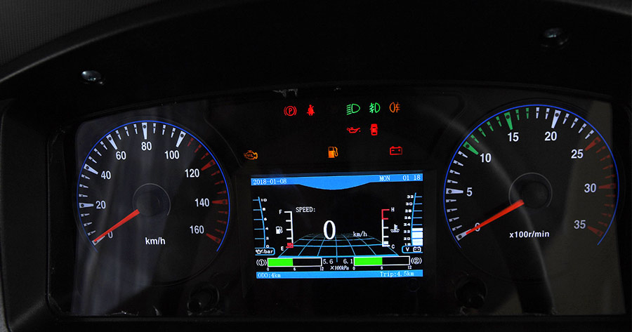 Đồng hồ xe rõ nét, hiển thị đa thông tin: tốc độ, nhiên liệu,...