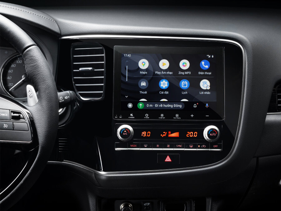 Màn hình giải trí kỹ thuật số 8-inch kết nối Apple CarPlay & Android Auto