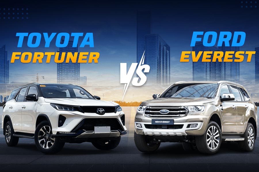 So sánh: Ford Everest và Toyota Fortuner