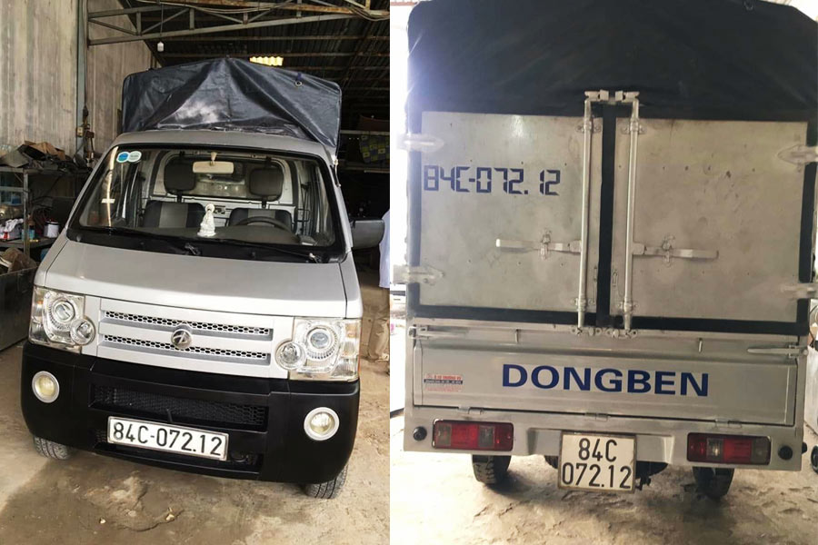 Xe tải cũ Cần Thơ: Dongben 810kg (2019 giá 9x)