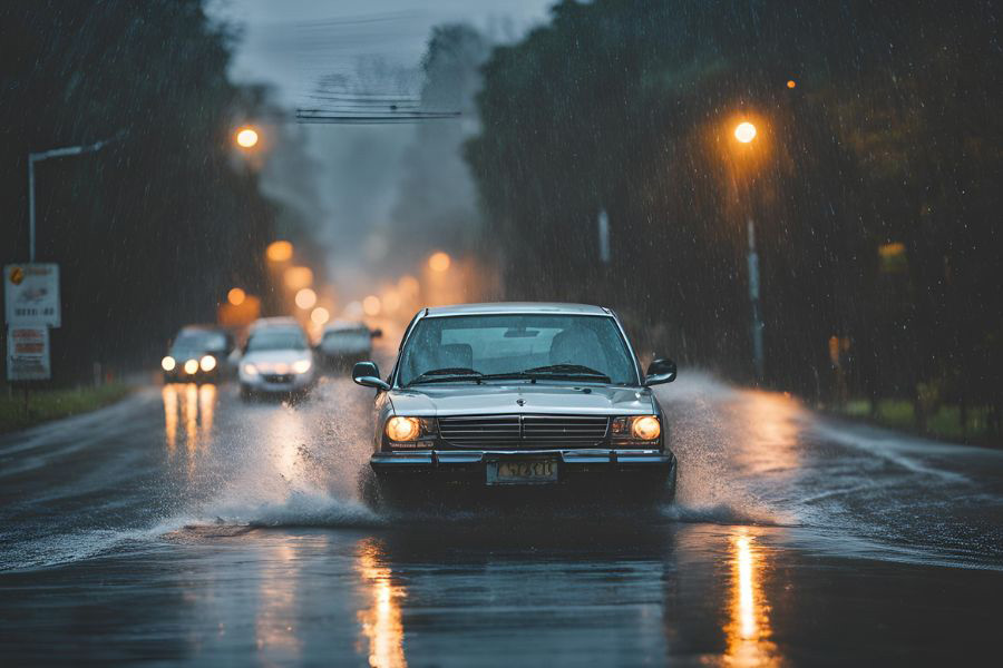 Kiểm tra các hạng mục quan trọng xe ô tô trong mùa mưa