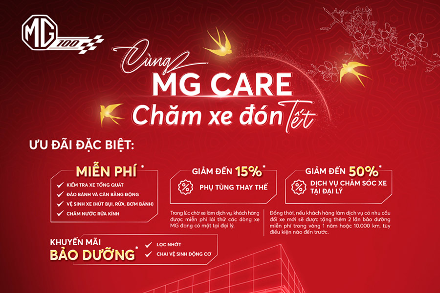 Cùng MG Care Chăm xe đón Tết (Ất Tỵ 2025)