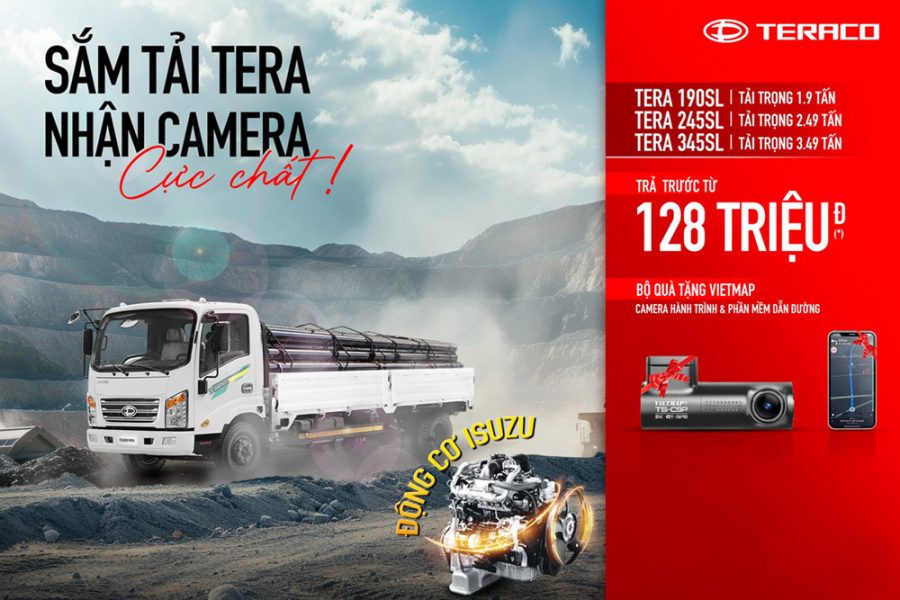 Giải pháp hàng cồng kềnh (xe tải thùng dài 6.3m): Teraco SL