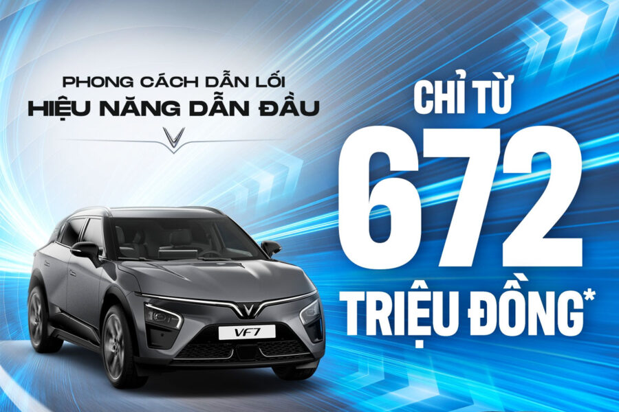 Ưu đãi lớn, miễn phí sạc, ưu đãi lãi suất với VinFast VF7