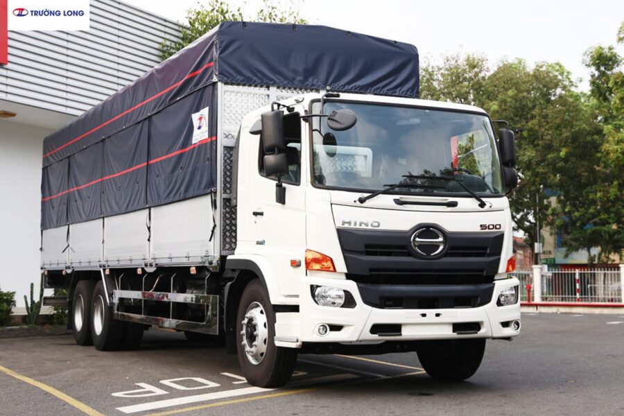 Xe tải Hino FL E5 thùng khung mui bạt dài 9m5 14T1
