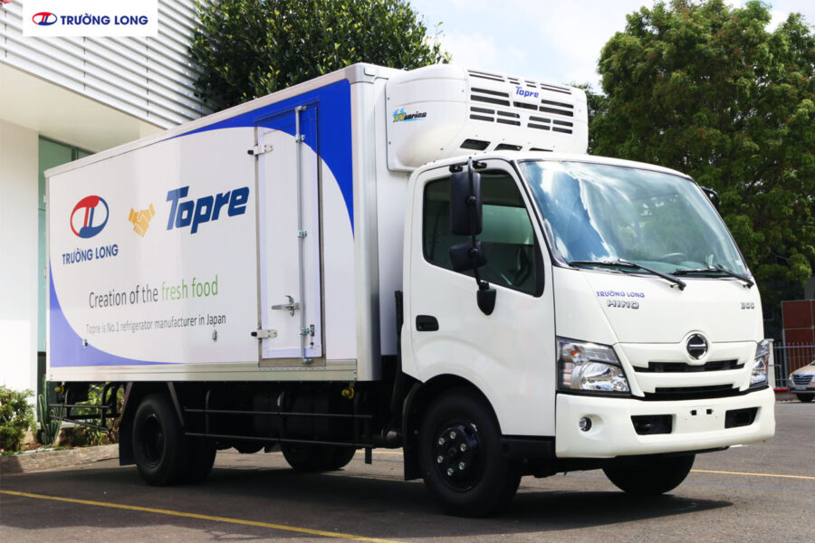 Xe tải thùng đông lạnh Topre 3T4 Hino XZU 720 EURO 5
