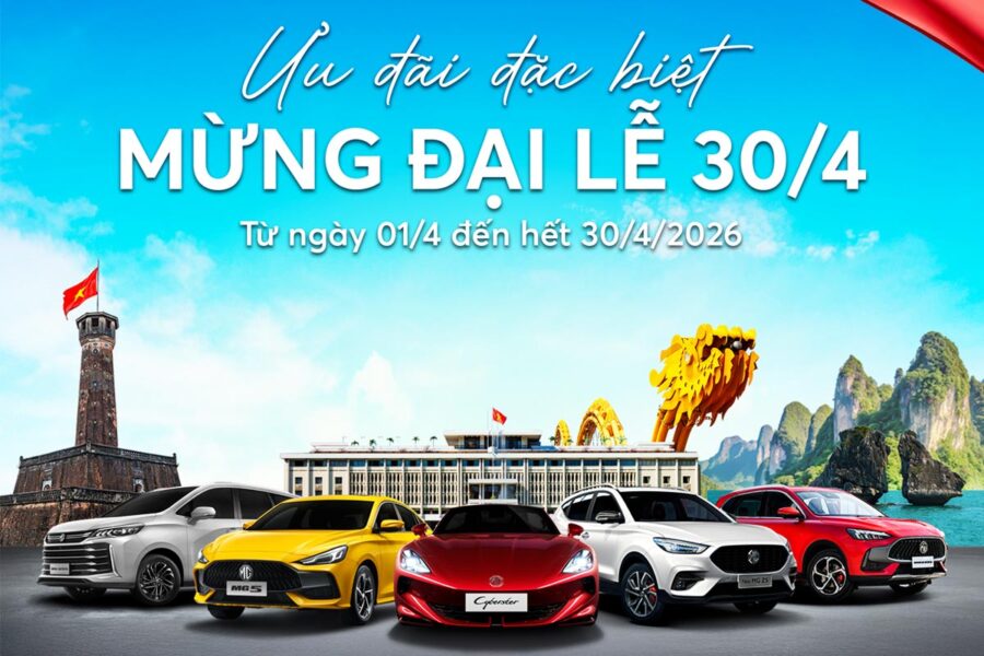 MG Việt Nam: Ưu đãi mừng Đại lễ 30/04 – 01/05