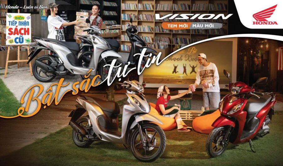 Honda Vision 2026 ra mắt với màu mới, giá từ 31,89 triệu