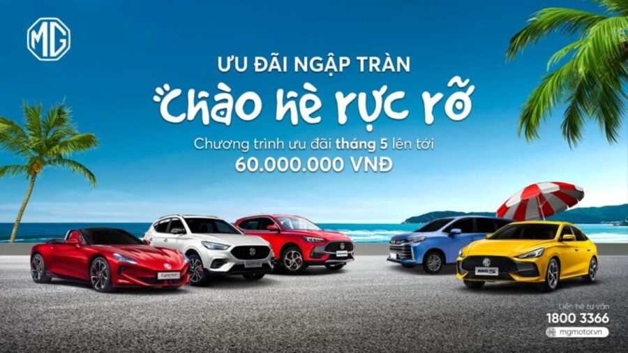 Chương trình khuyến mãi xe MG tháng 5/2026 mới nhất