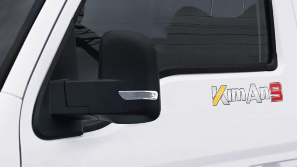 Xe tải Kim Long KIMAN9 1.99T tổng thể nhìn nghiêng