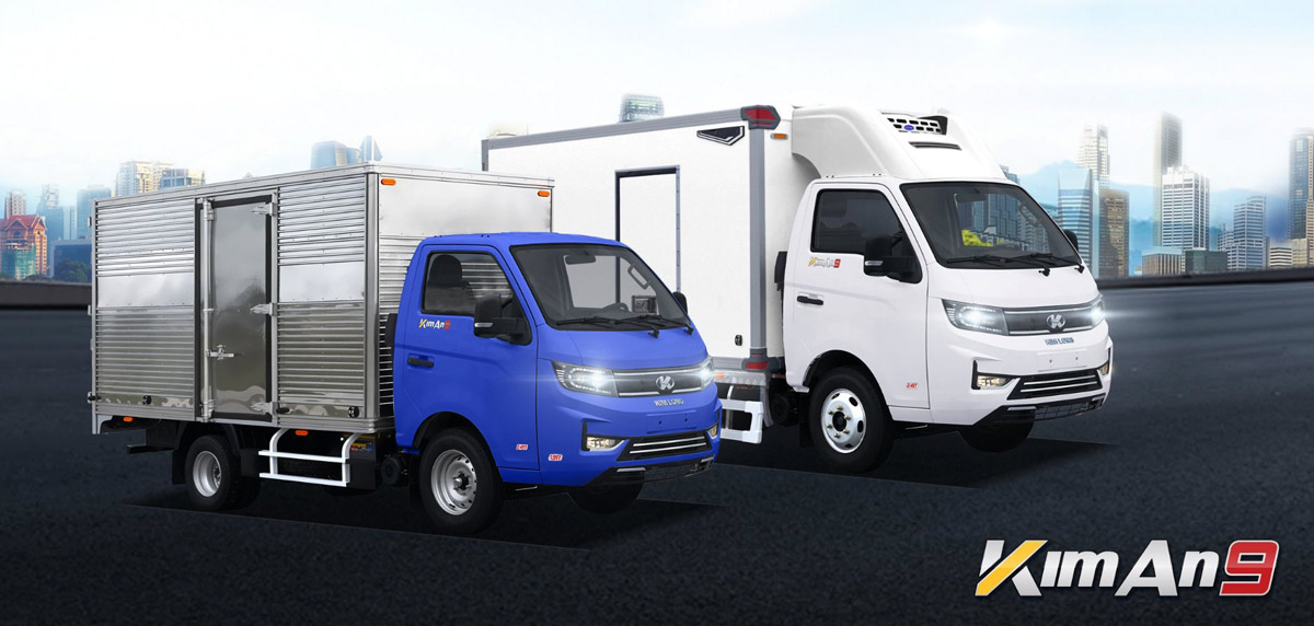 Thân xe Kim Long KIMAN9 1.99T nhìn từ phía bên