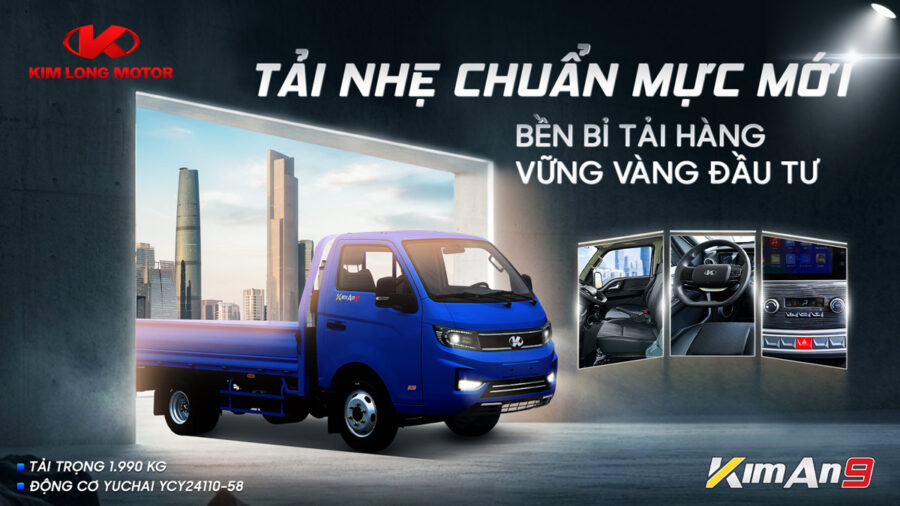 Xe tải nhẹ Kim Long KIMAN9 1.99T