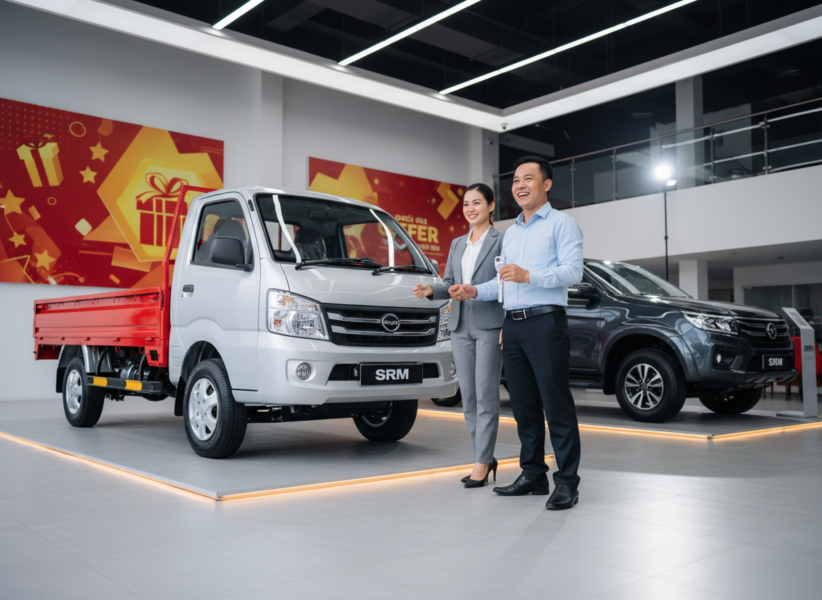 Ưu đãi đặc biệt xe SRM mừng đại lễ tháng 5/2025 lên đến 45 triệu