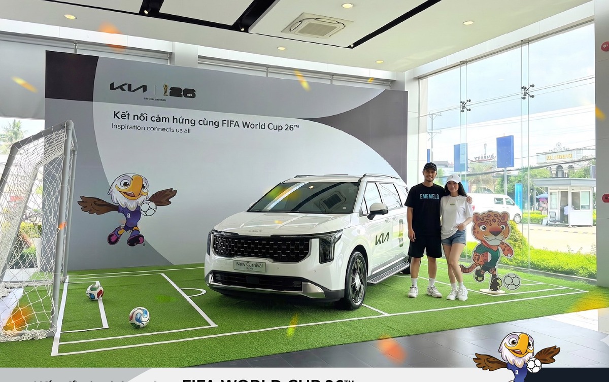 Kết nối cảm hứng cùng FIFA World Cup 2026 tại đại lý Kia miền Tây