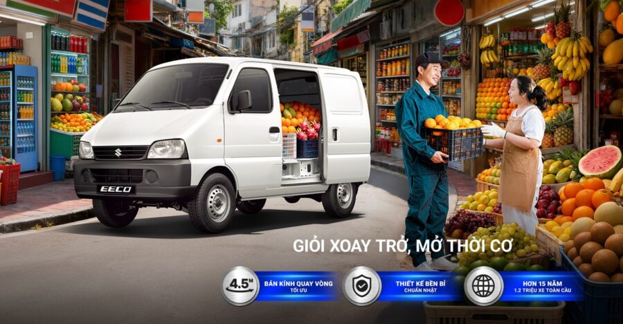 Suzuki Eeco 2026 – xe tải van thương mại tại Cần Thơ