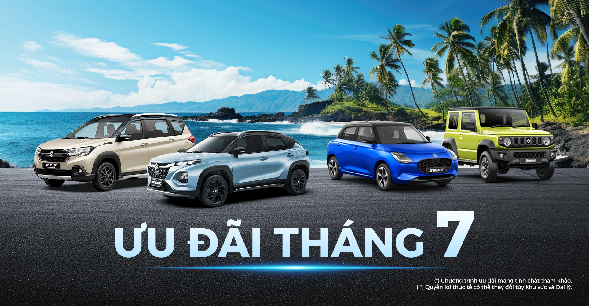 Chương trình khuyến mãi Suzuki tháng 7/2026 ưu đãi mở lối hành trình rộng mở