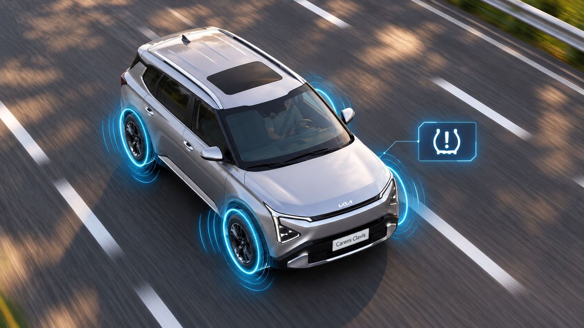 Cảm biến áp suất lốp trên Kia Carens Clavis