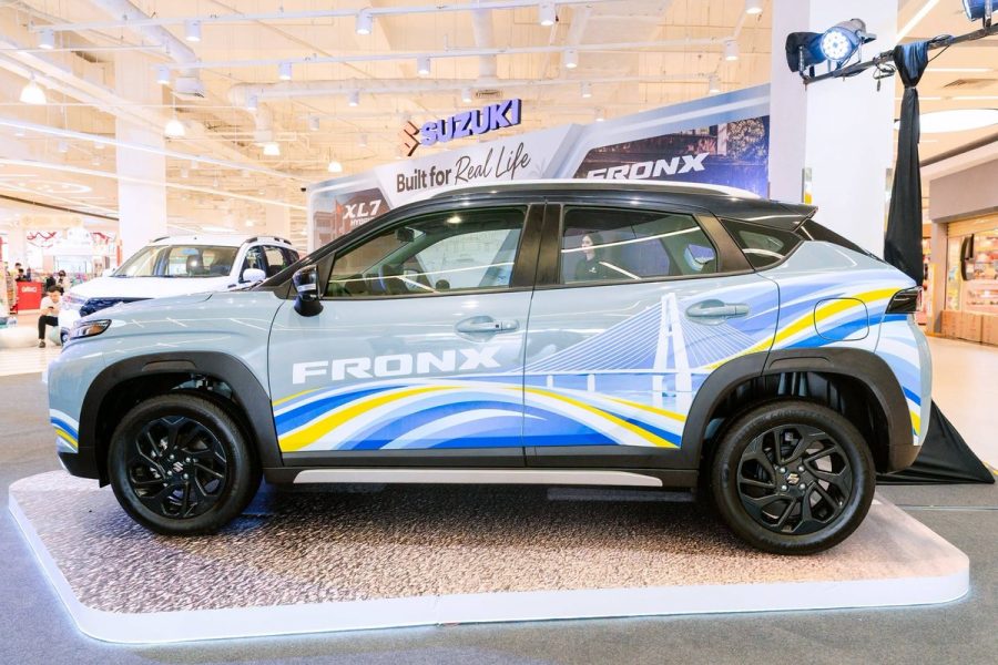 Suzuki Fronx trưng bày với họa tiết sóng nước tại GO! Cần Thơ